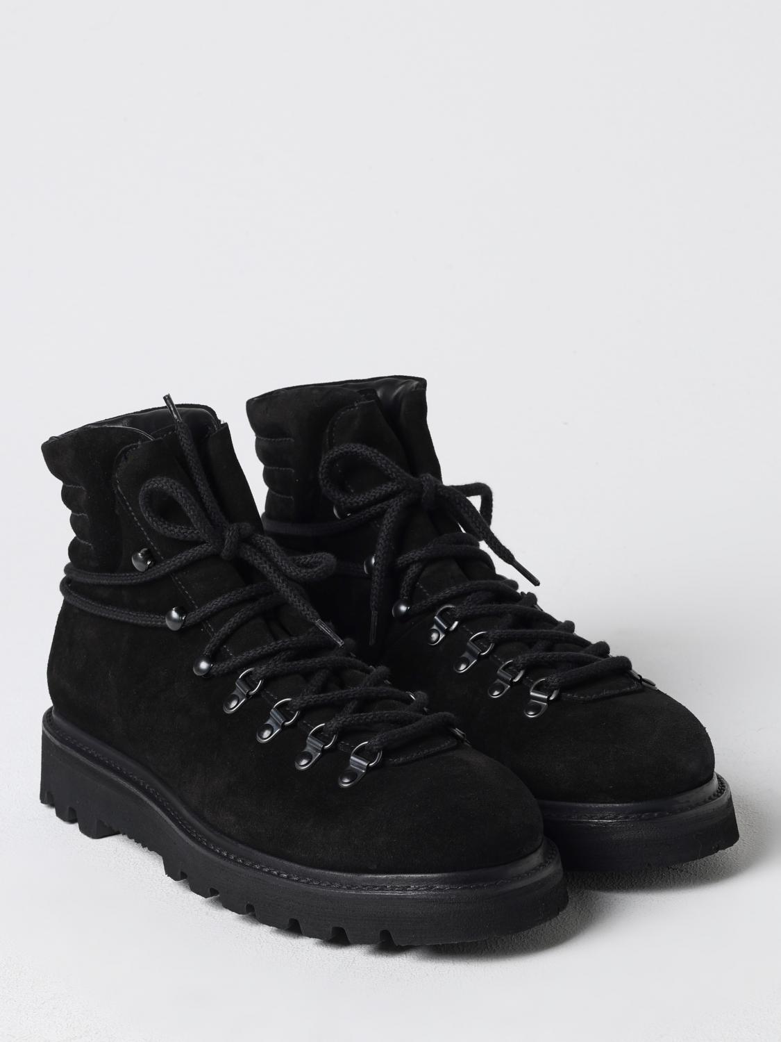 Conny Black Suede Hiking Boots