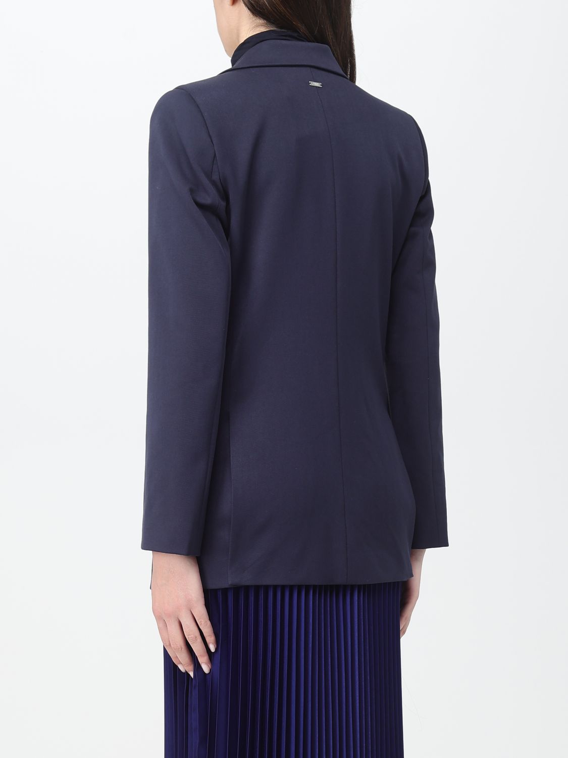 Tailored Blazer with Zipper Pockets