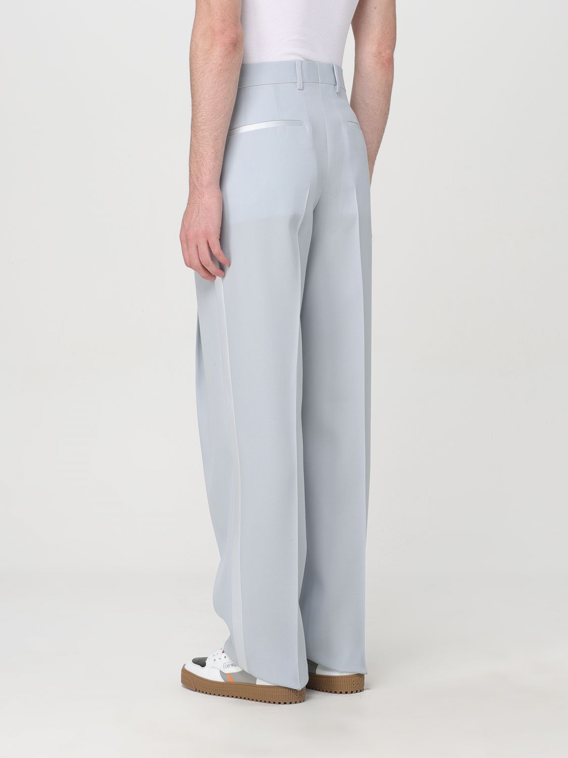 Pleated Trousers Wool