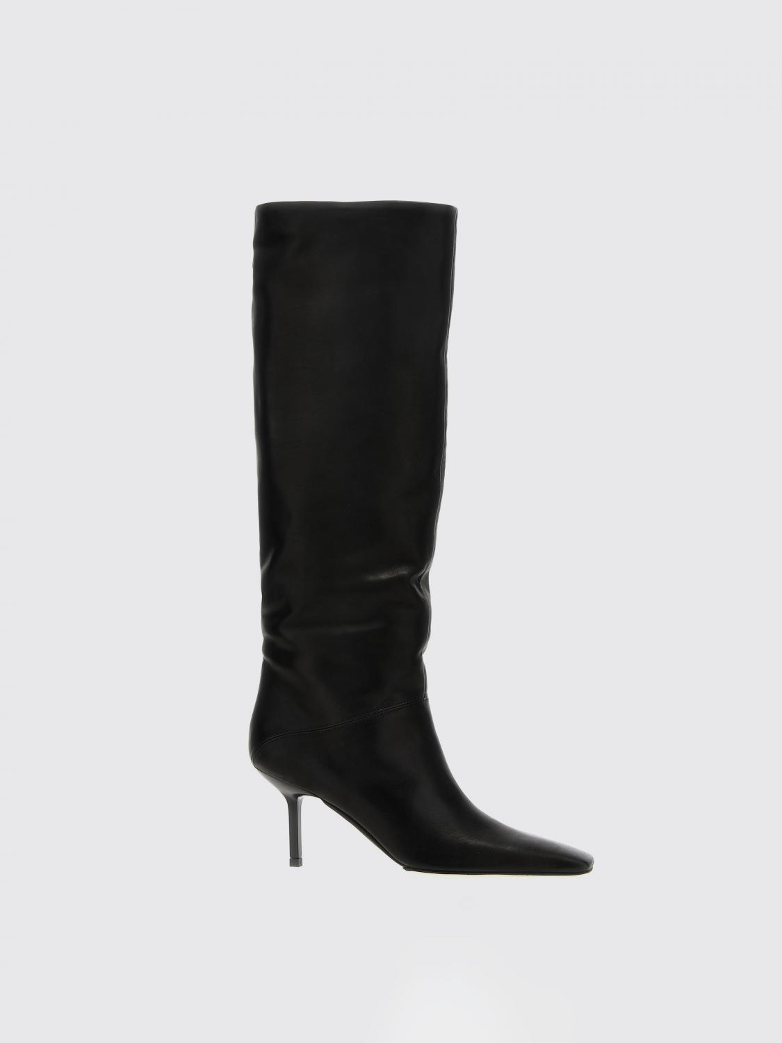 Leather KneeHigh Slouch Boots