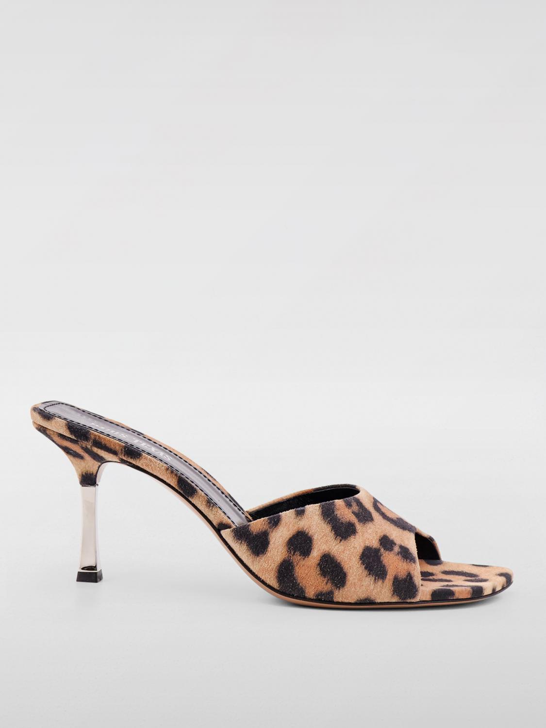 Leopard Print Mules High Heel