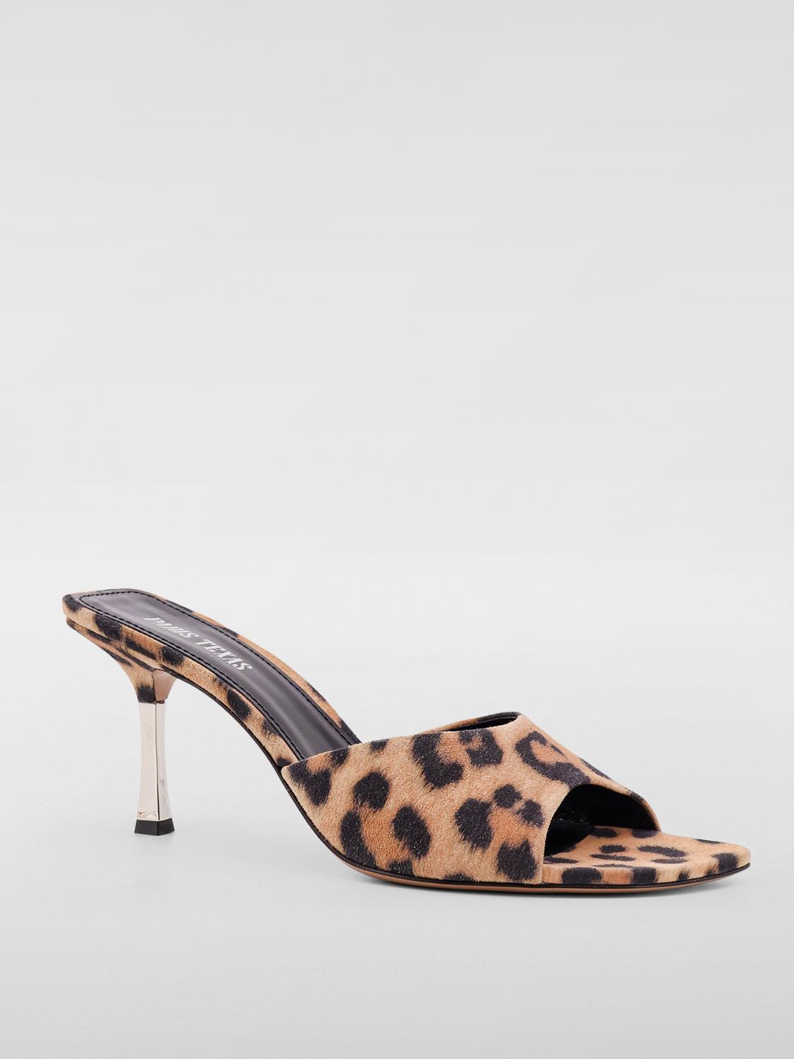 Leopard Print Mules High Heel