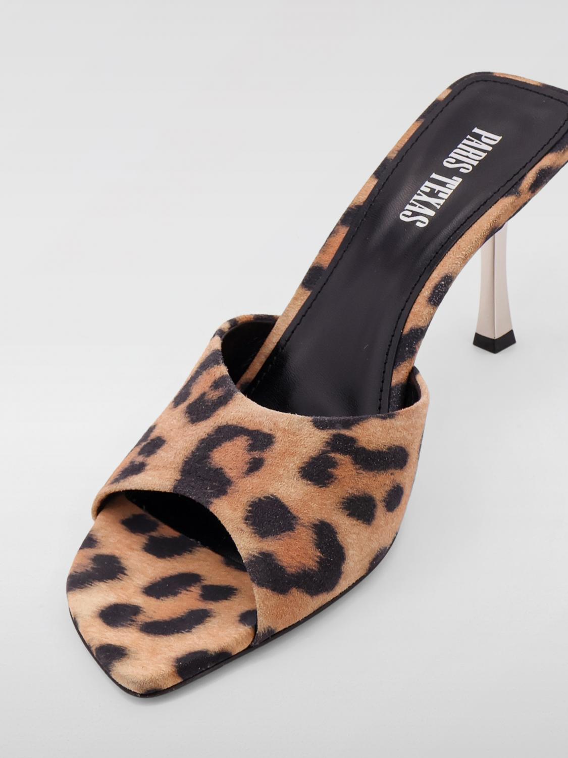 Leopard Print Mules High Heel