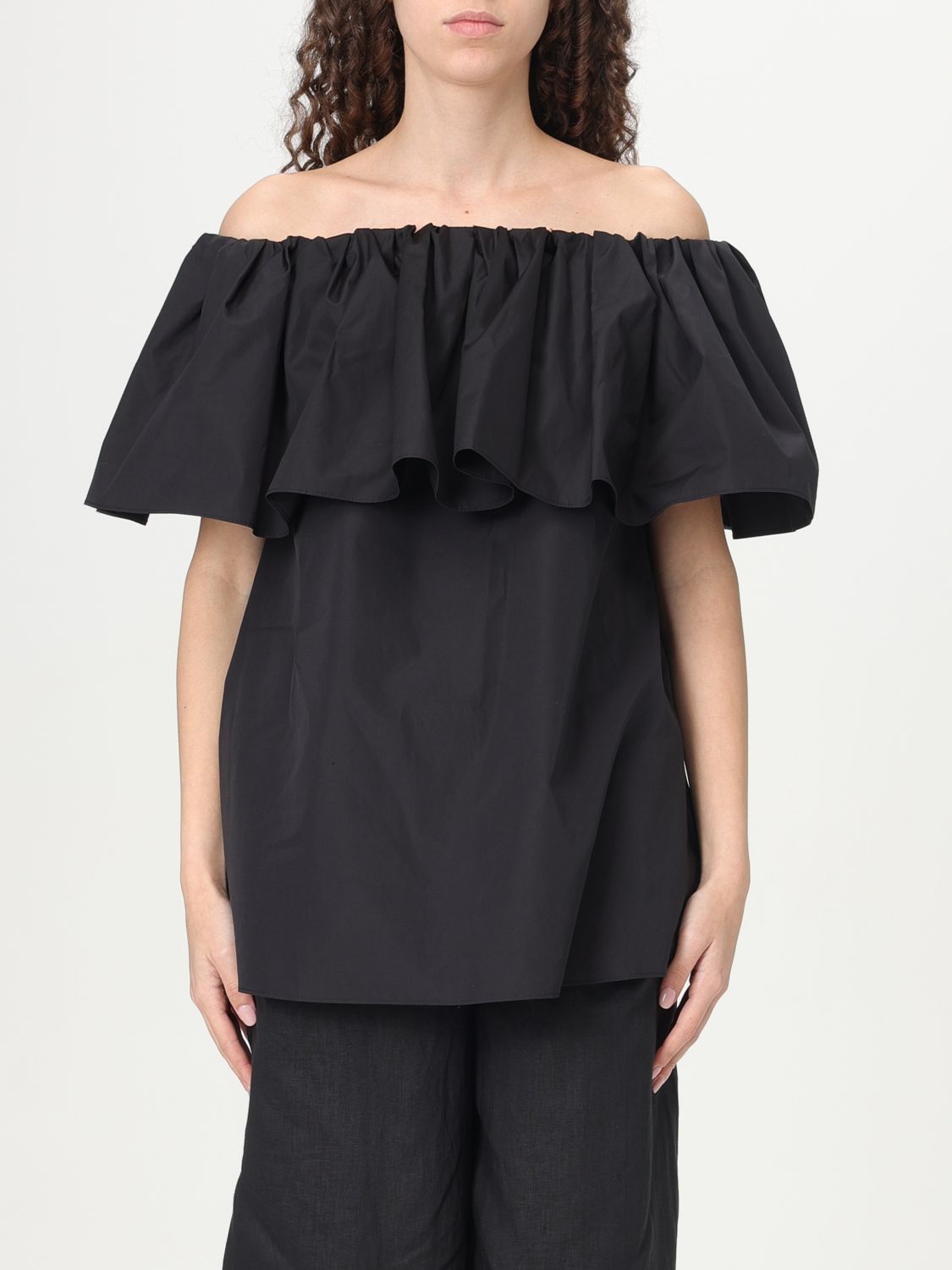 Ruffled OfftheShoulder Top