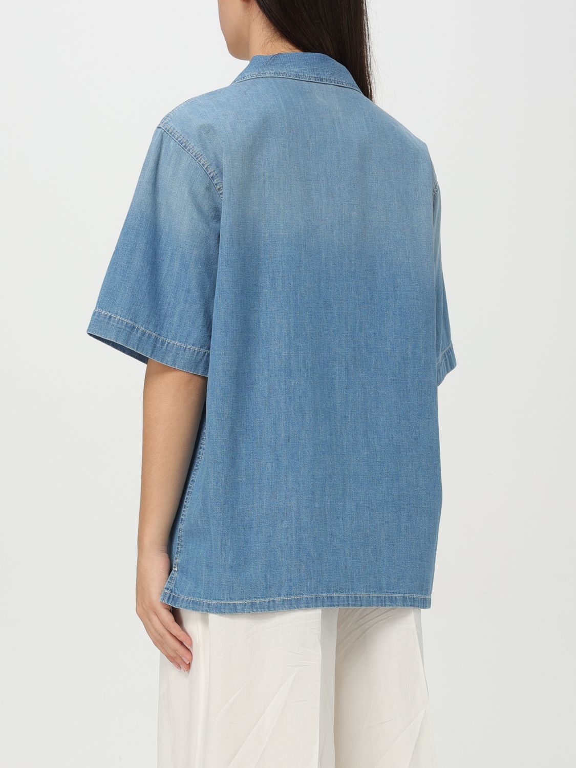 Embellished Denim Shirt