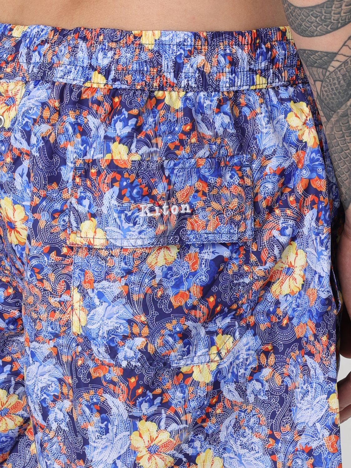 Floral Print Swim Trunks
