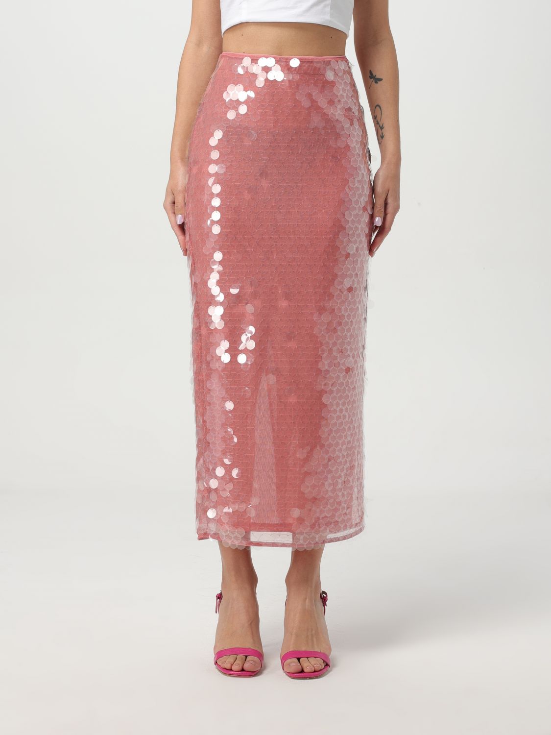 Sequin Midi Skirt