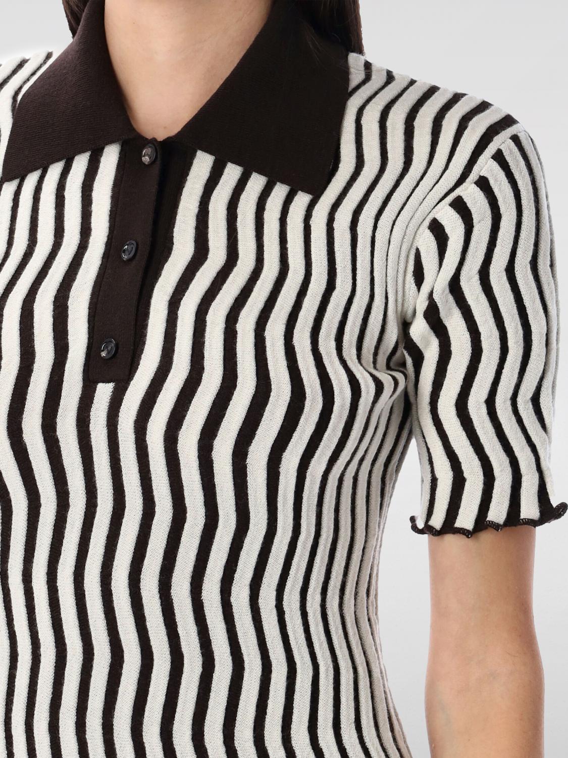 Zigzag Knit Midi Dress