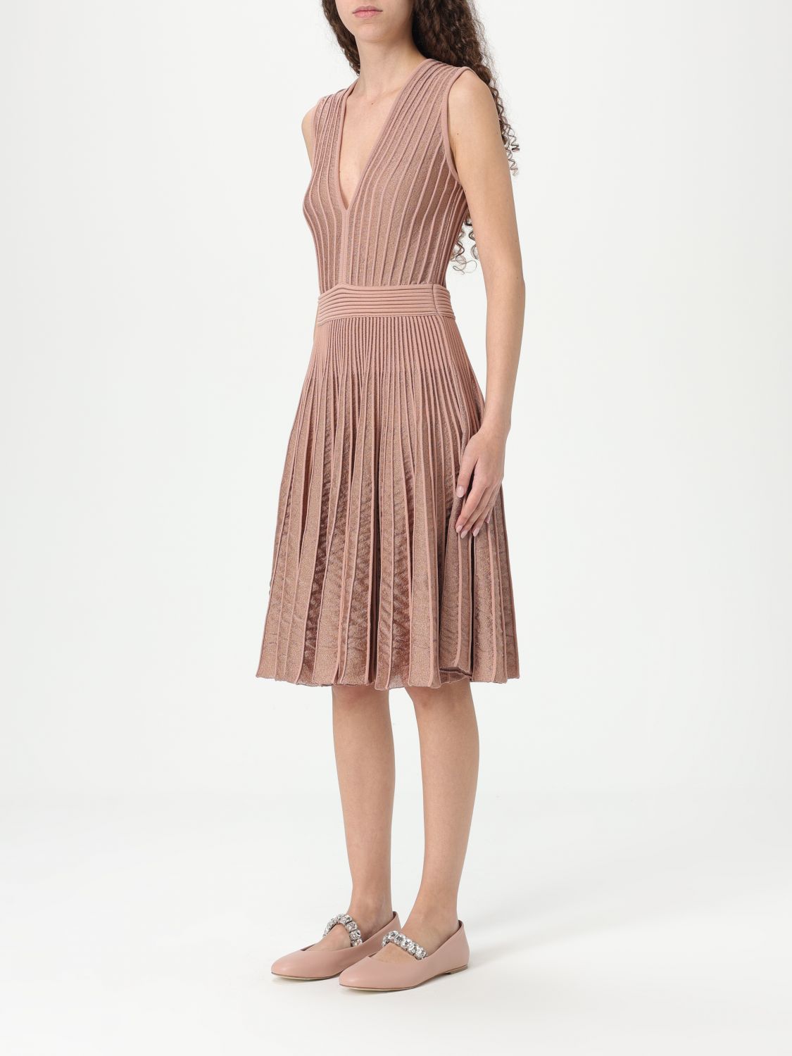 Elegant Knitted Midi Dress