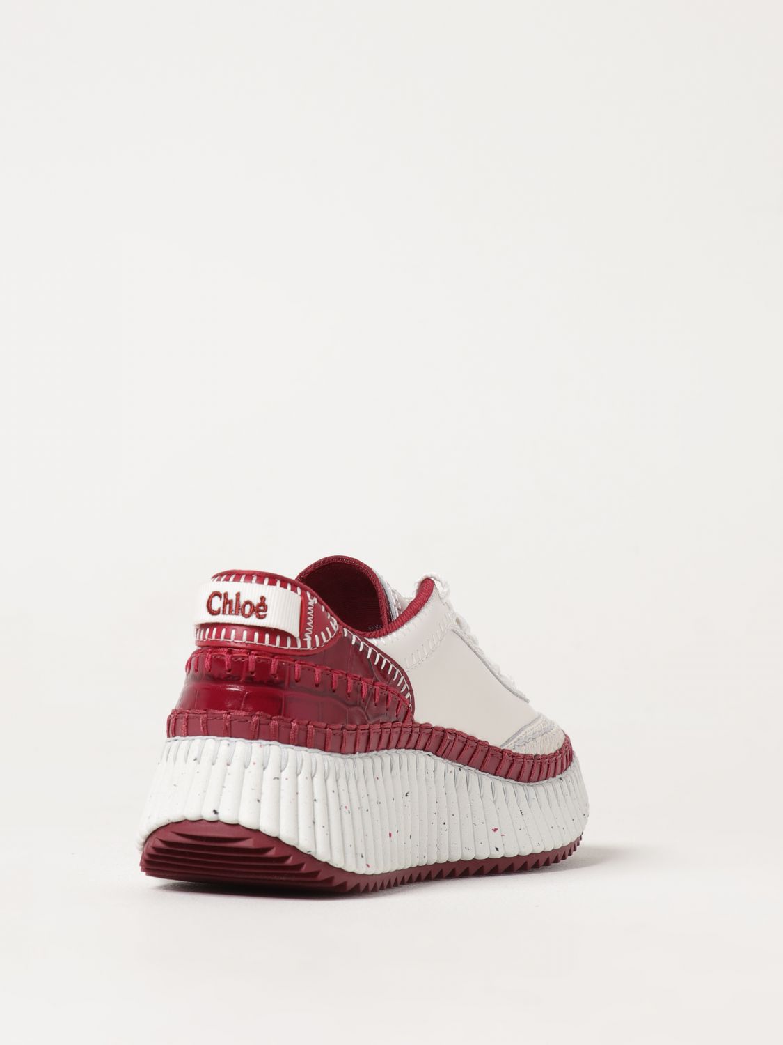 Chlo Casual Leather Sneakers