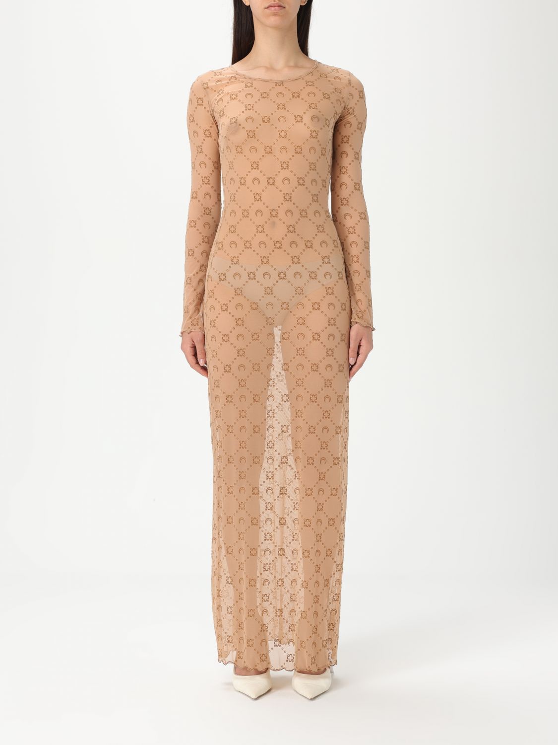 Elegant Fitted Midi Dress with Unique Design