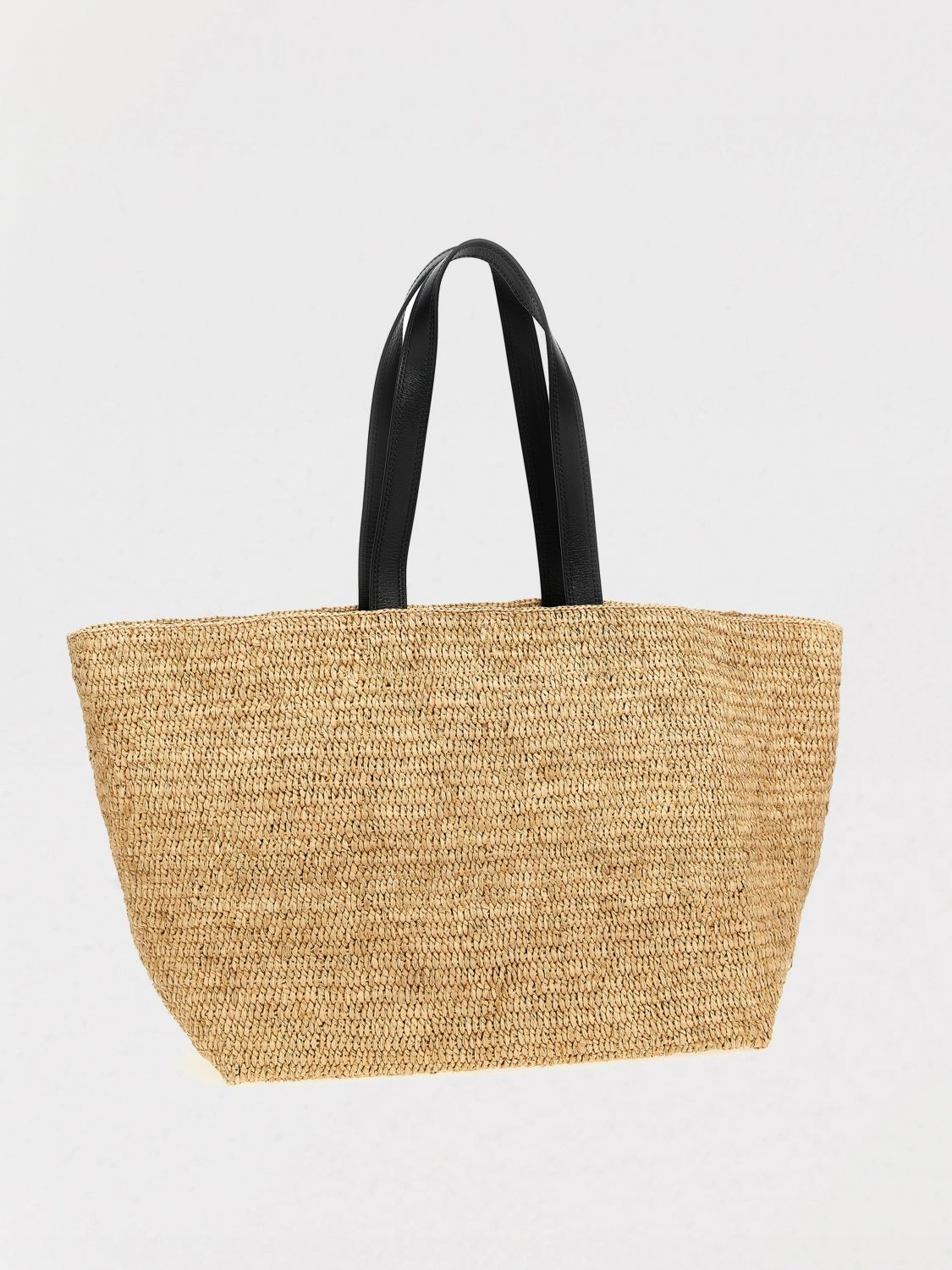 Straw Tote Bag with Logo
