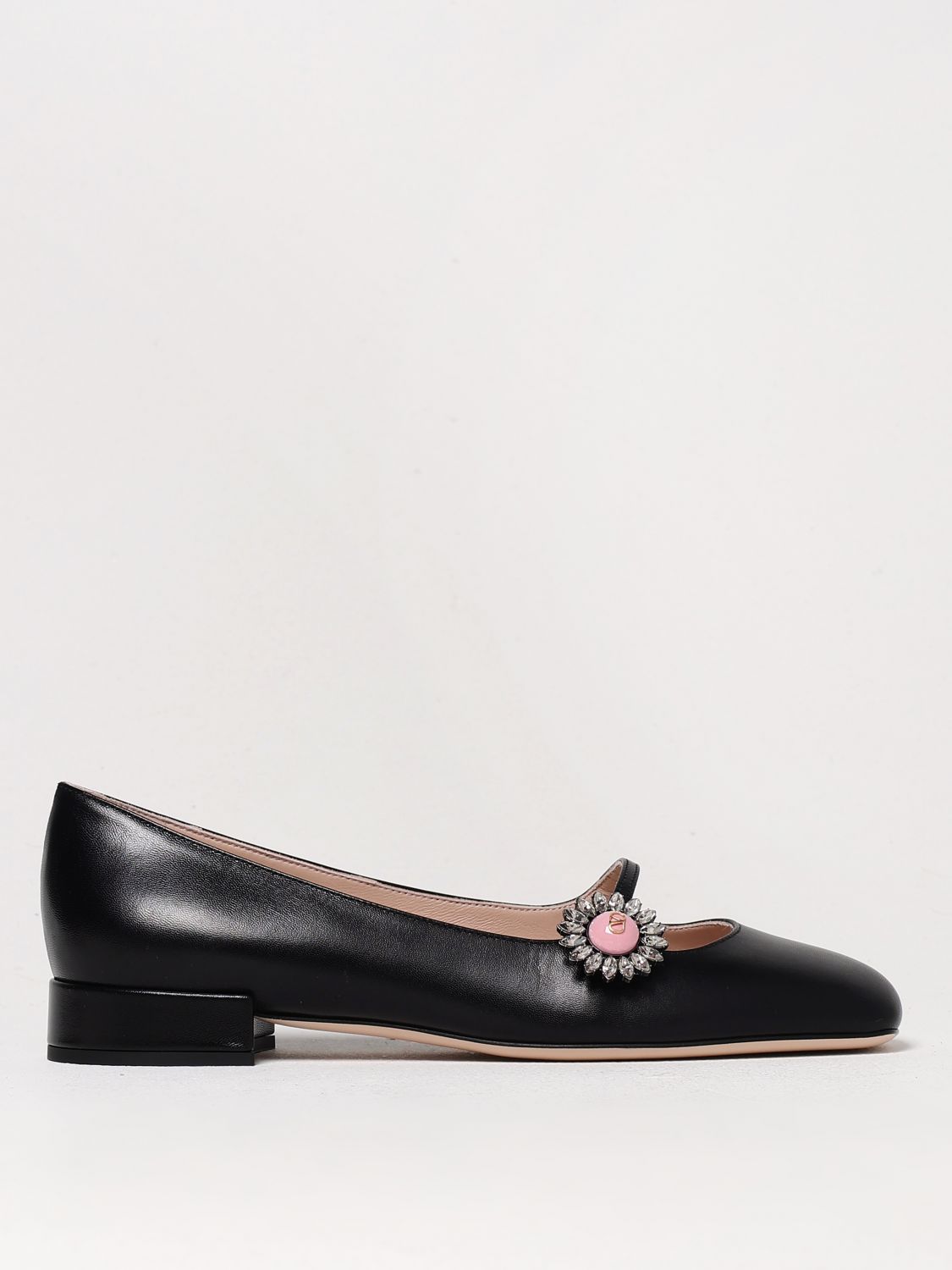 Rockstud Ballerina Flats Crystal Embellishment