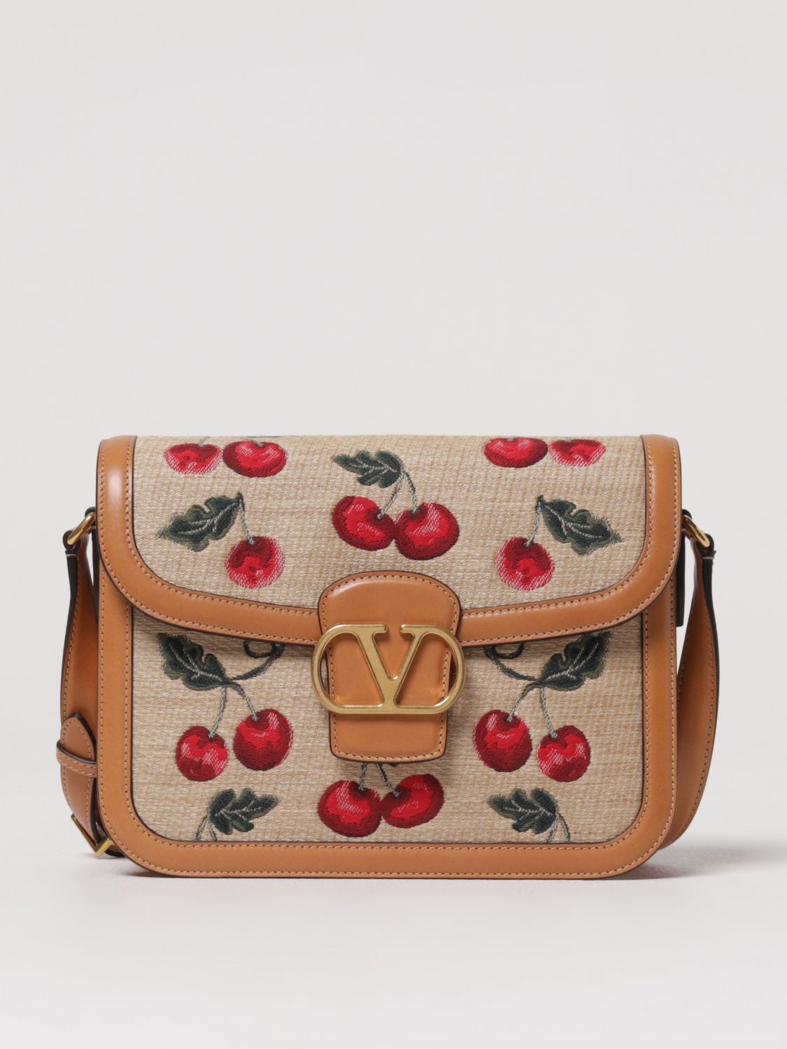 Roman Stud Cherry Print Crossbody