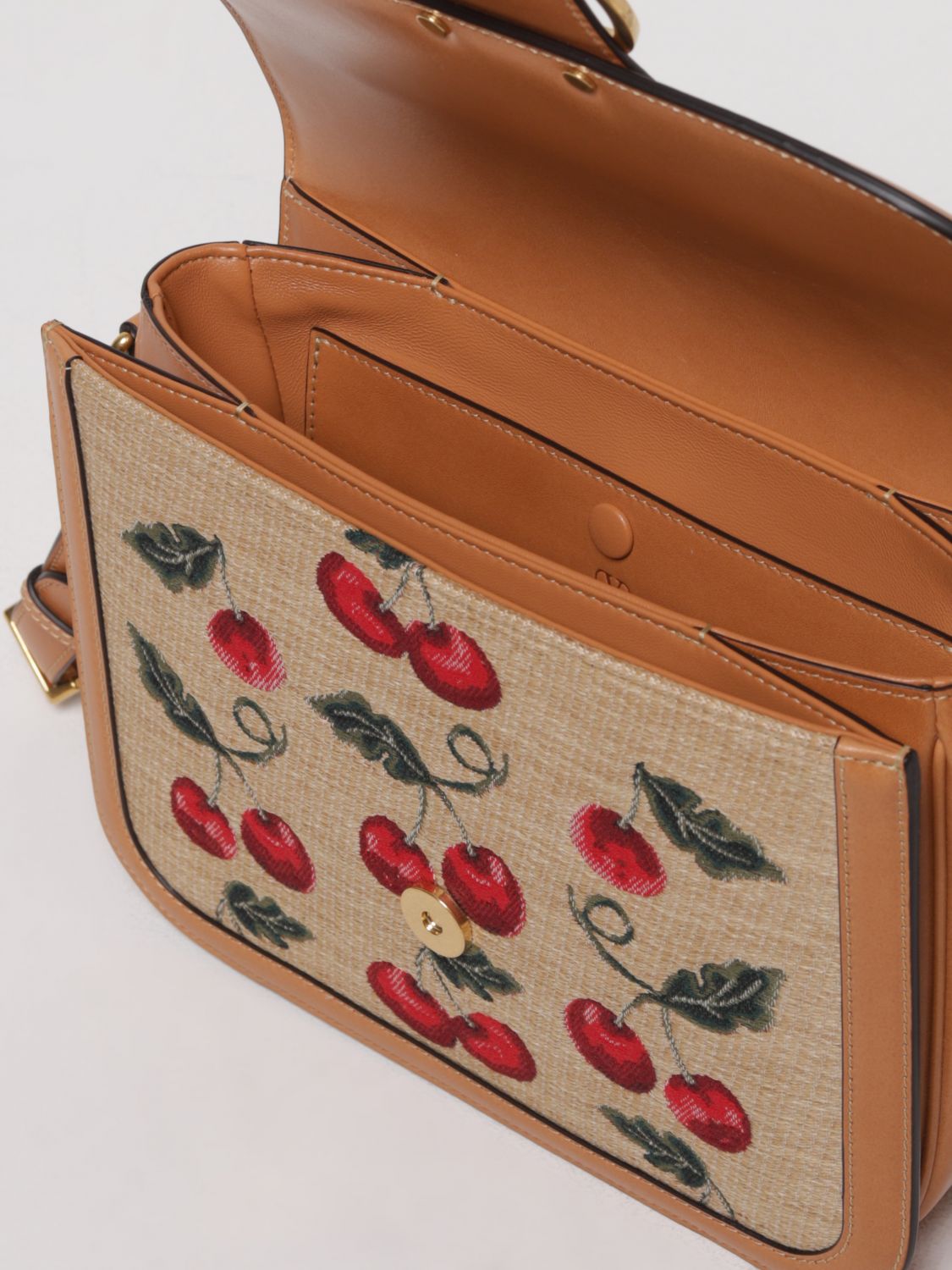 Roman Stud Cherry Print Crossbody