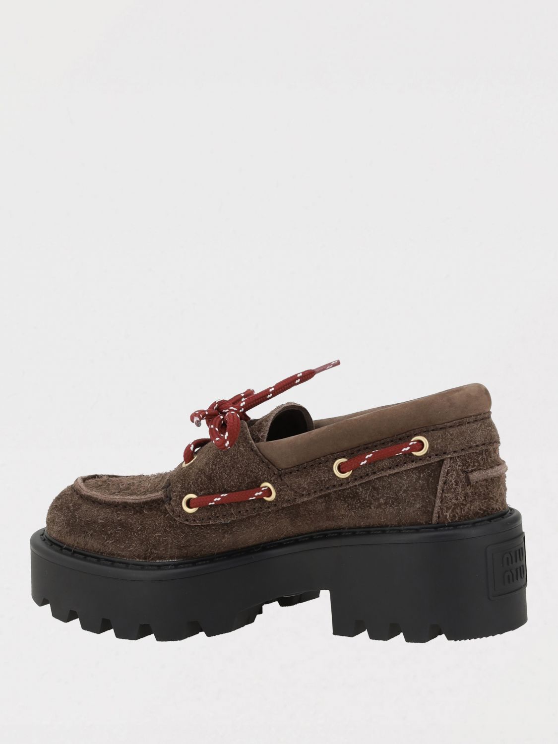 Platform Boat Shoes Suede Casual