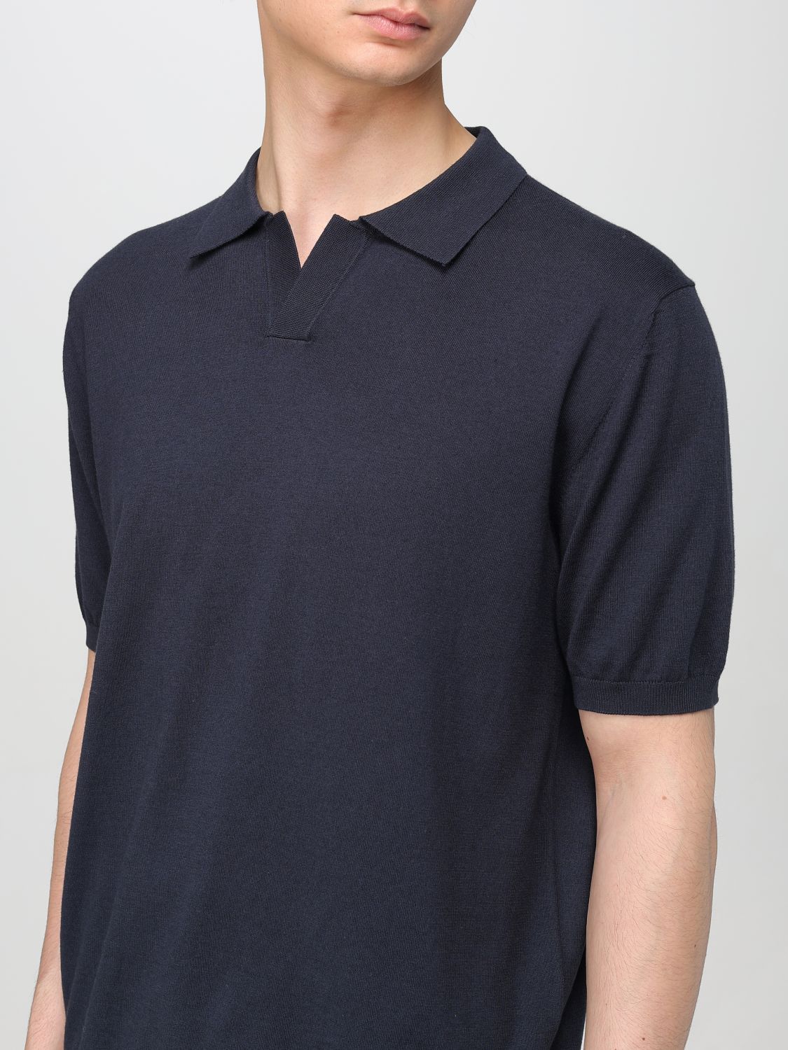 Knitted Short Sleeve Polo Shirt