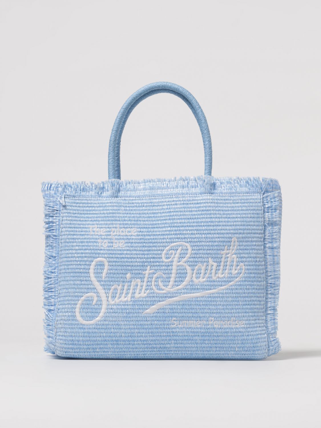 Elegant Gnawed Blue Shoulder Bag