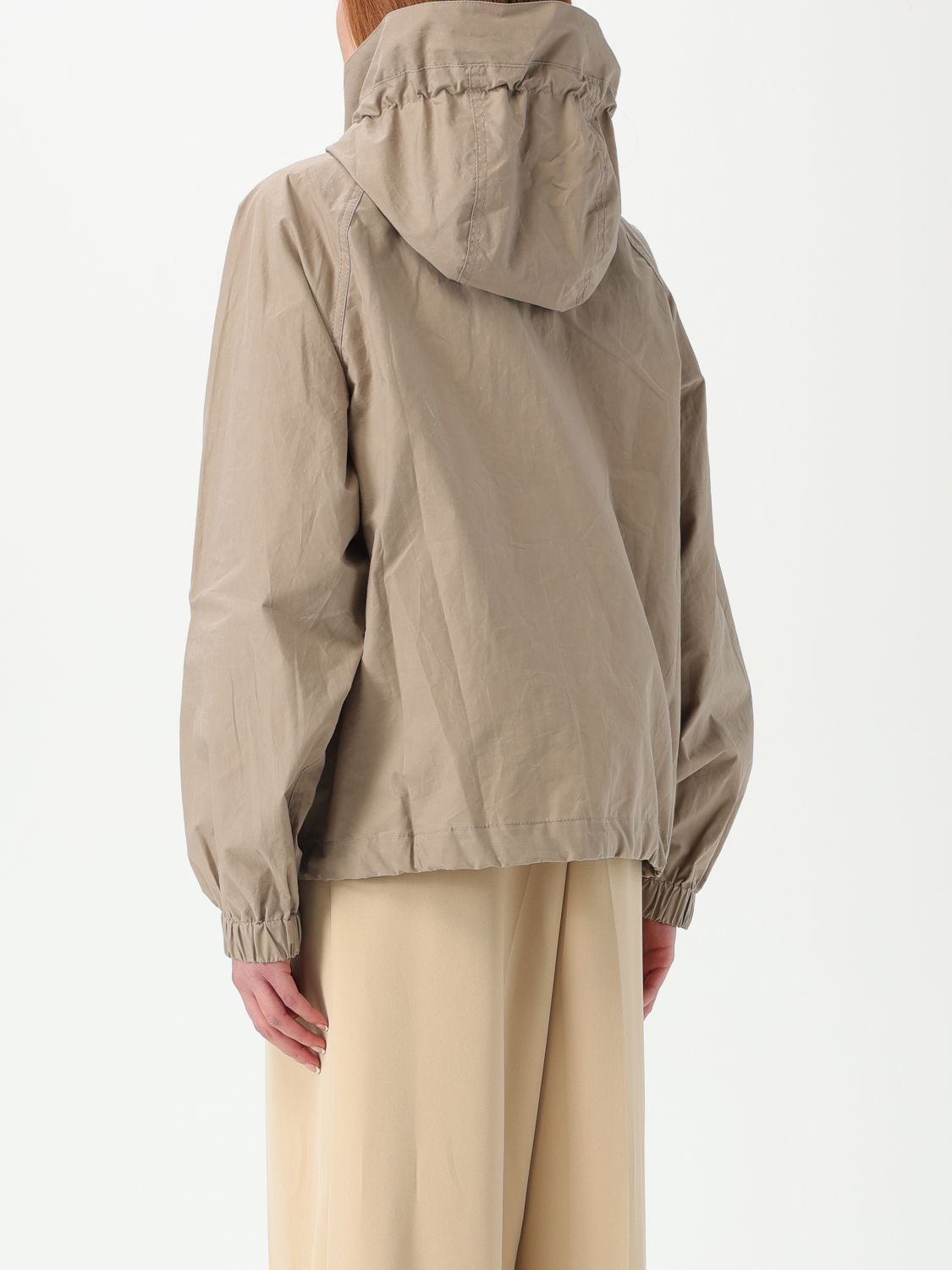 Hooded Cotton Jacket Relaxed Fit