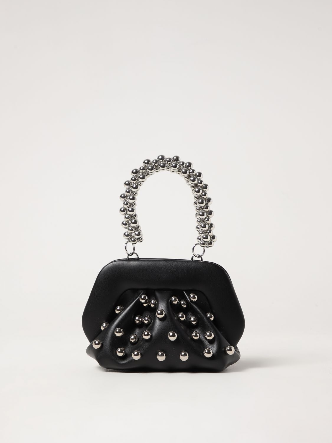 Studded Mini Bag Beaded Handle