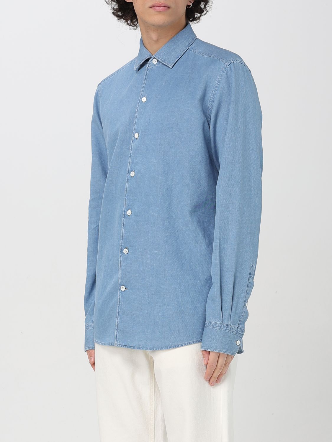 Denim Shirt Casual Long Sleeves