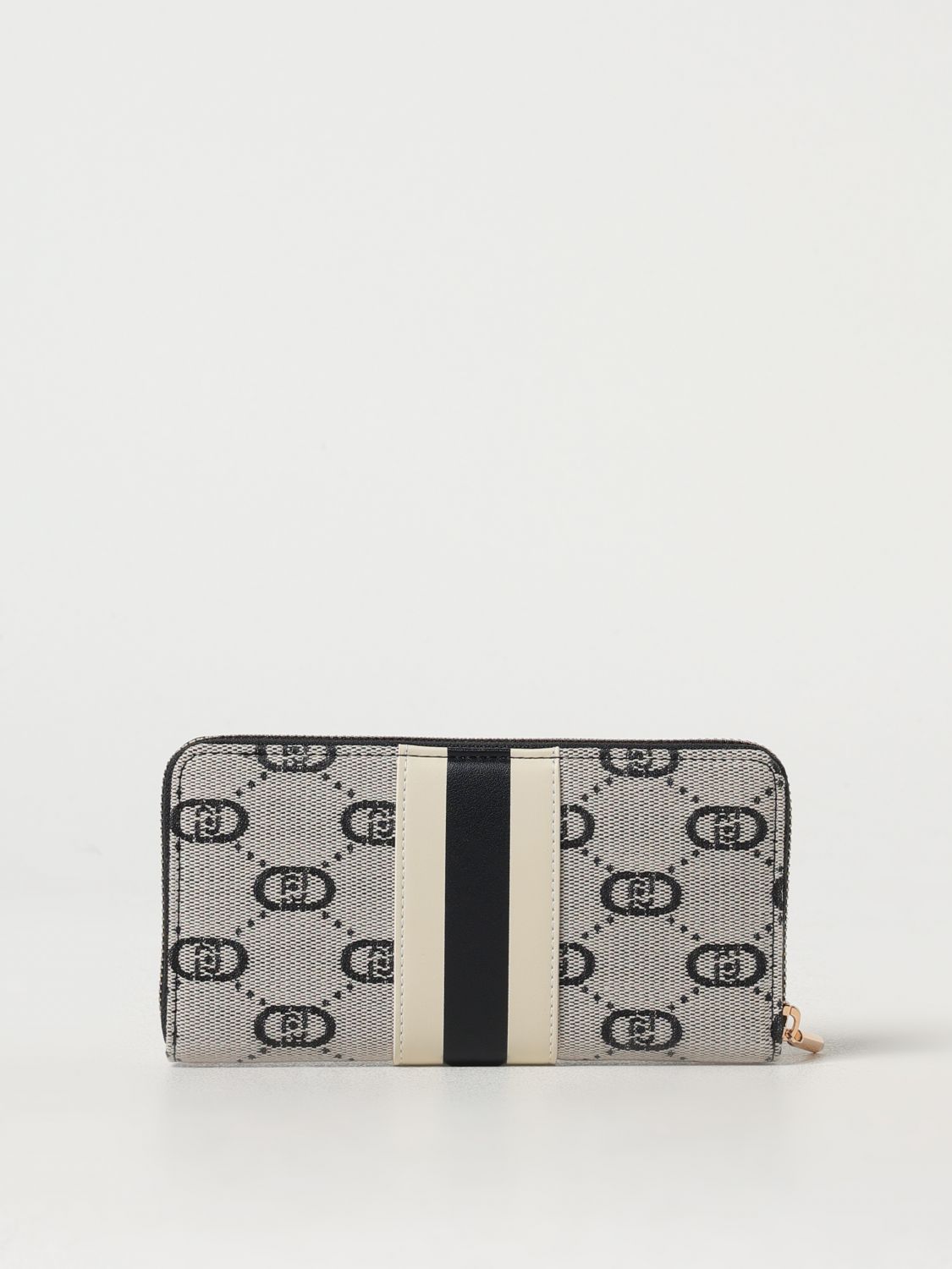 Elegant Leather Wallet with Zip-Around Closure