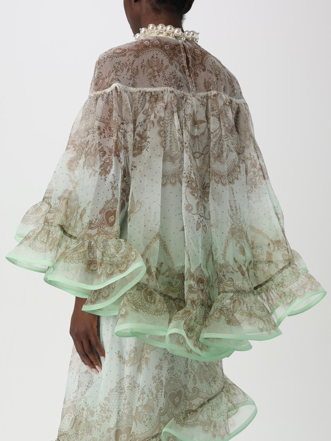 Tiered Ruffle Organza Top