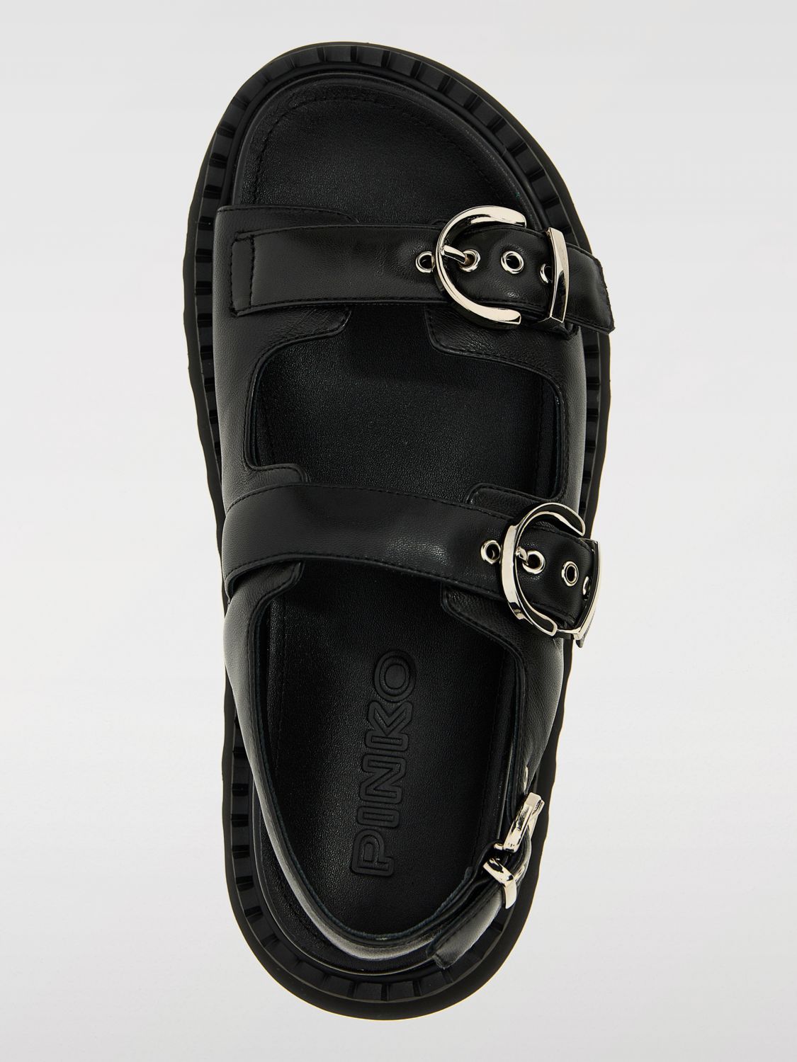 Platform Sandals Buckle Detail