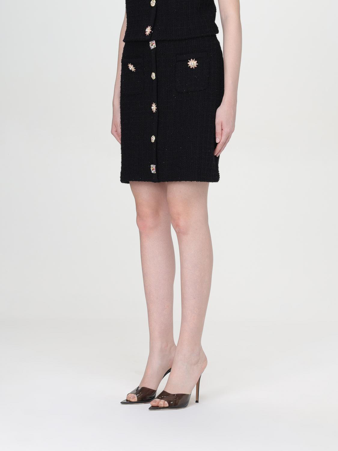 Mini Tweed Embellished Skirt