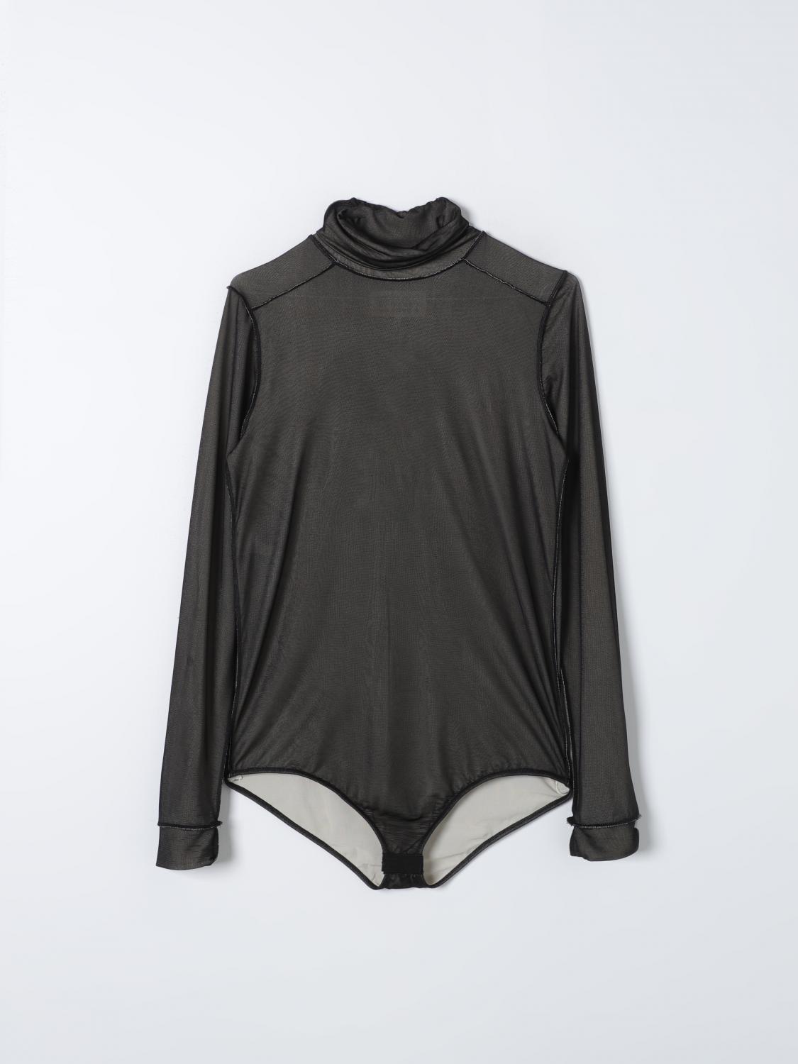 Mesh Mock Neck Long Sleeve Top