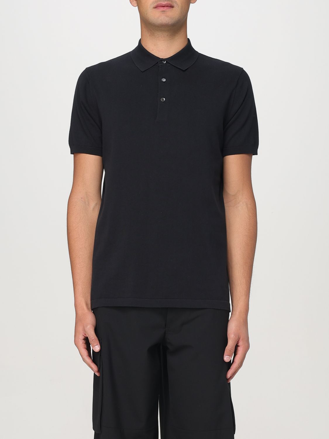 Short Sleeve Knitted Polo Shirt