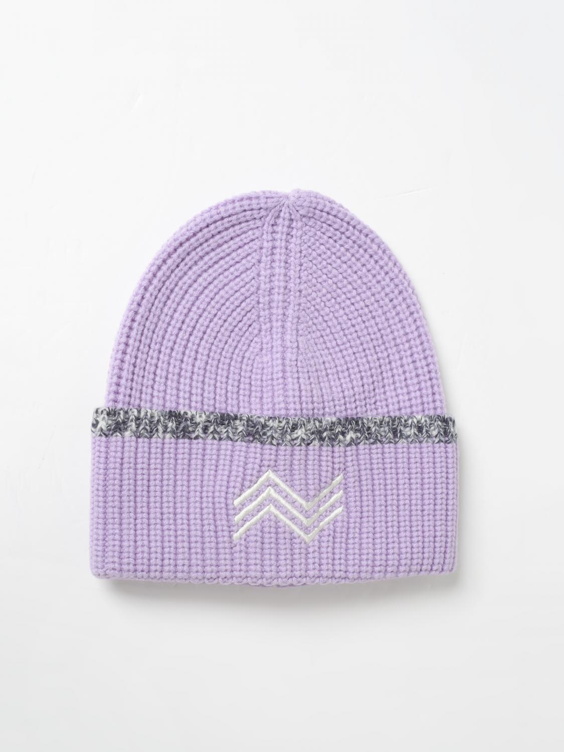 Rib Knit Beanie Chevron Design