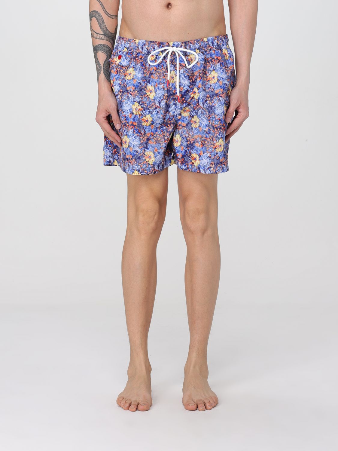 Floral Print Swim Trunks