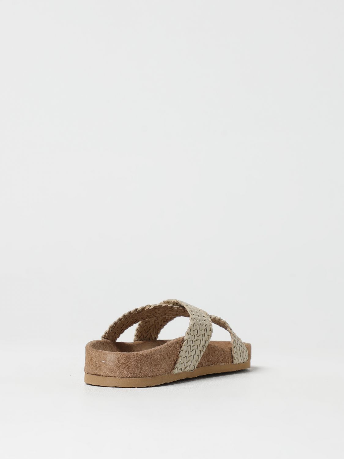 Flat Woven Leather Sandals