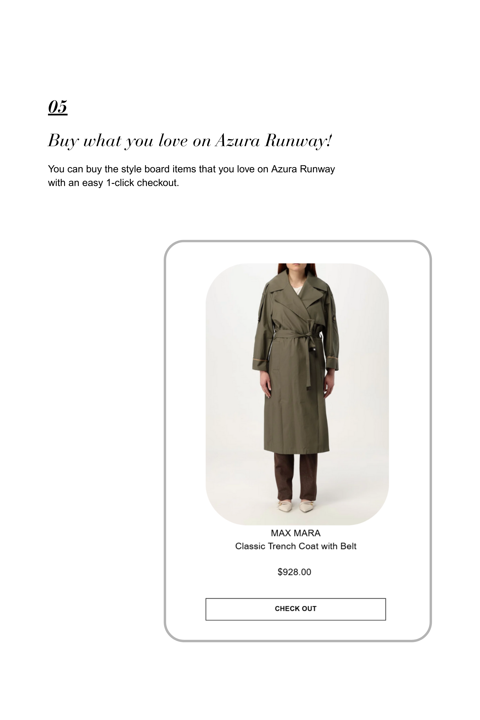 Your Personal Styling Session - Azura Runway